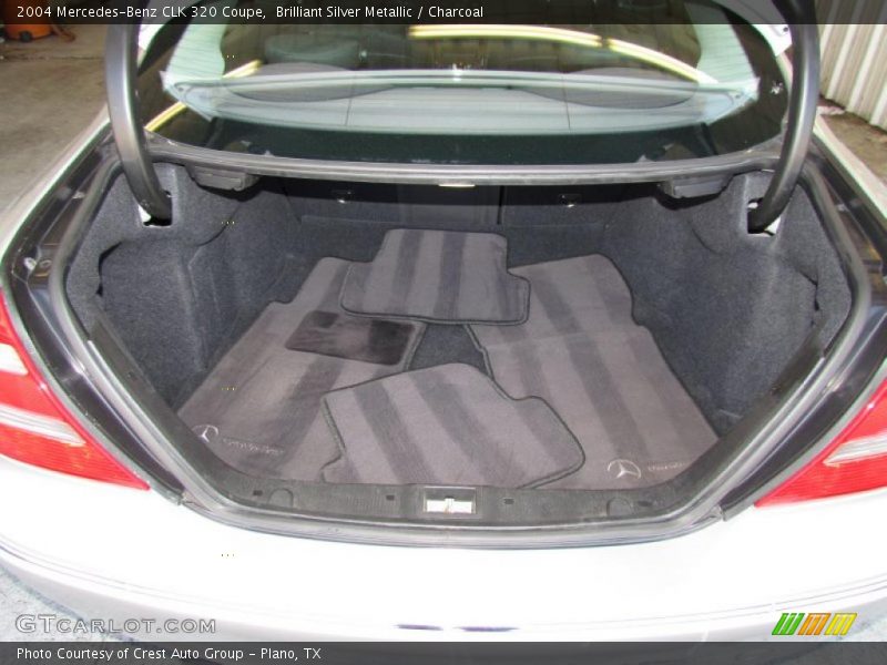 Brilliant Silver Metallic / Charcoal 2004 Mercedes-Benz CLK 320 Coupe