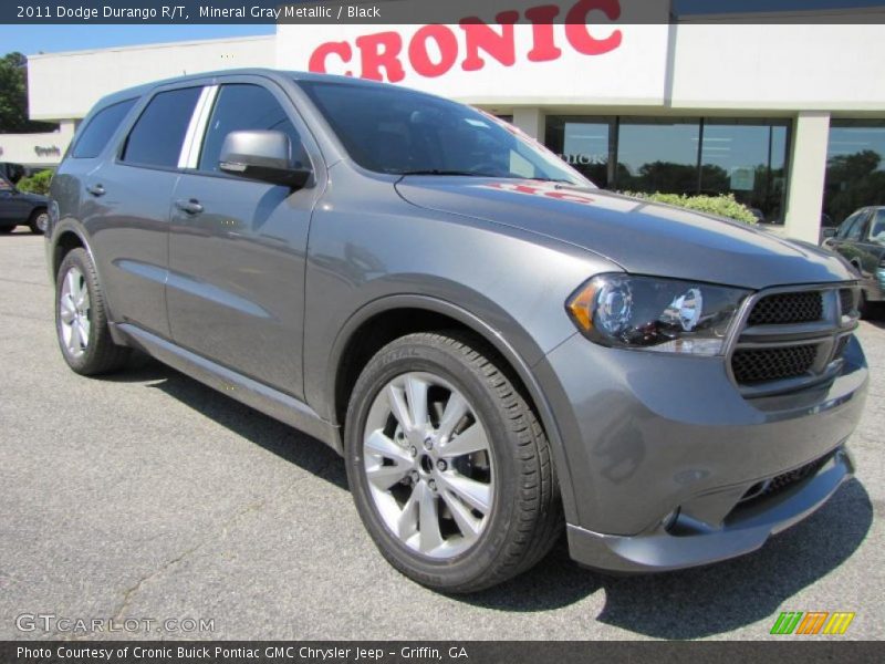 Mineral Gray Metallic / Black 2011 Dodge Durango R/T