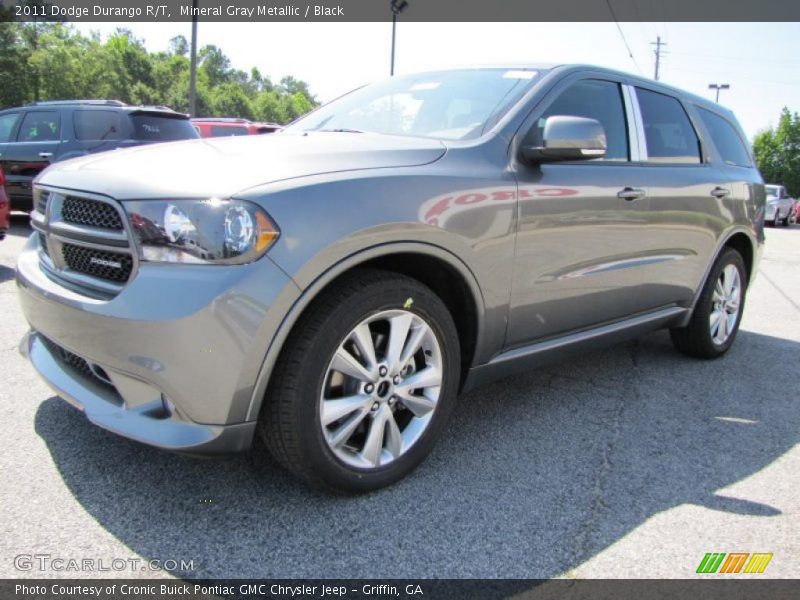 Mineral Gray Metallic / Black 2011 Dodge Durango R/T
