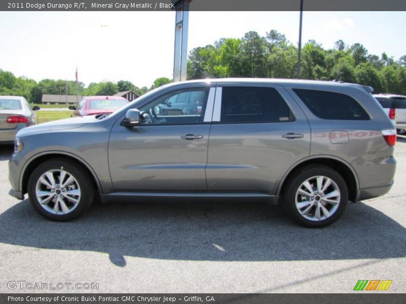 Mineral Gray Metallic / Black 2011 Dodge Durango R/T