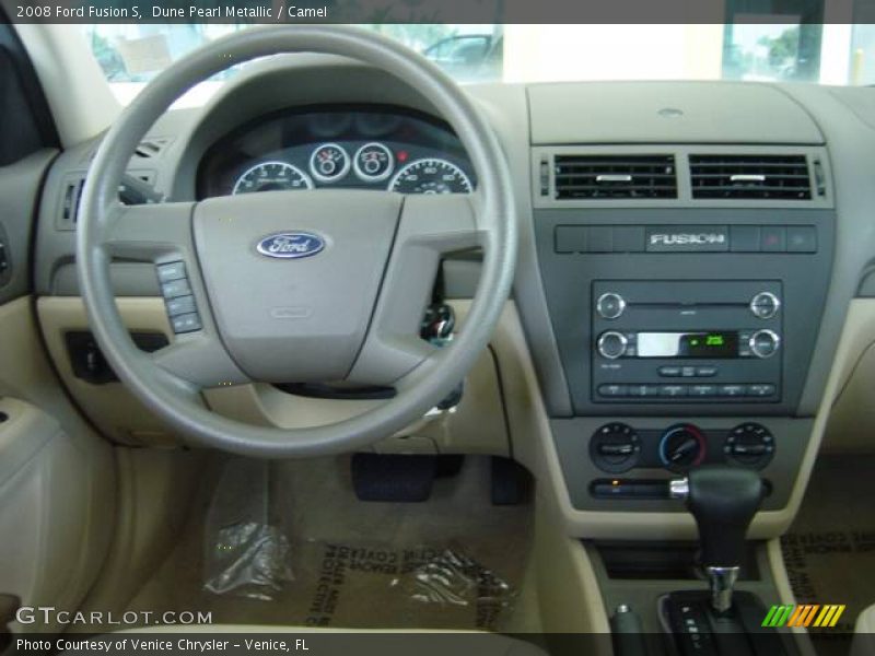 Dune Pearl Metallic / Camel 2008 Ford Fusion S