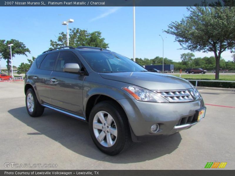 Platinum Pearl Matallic / Charcoal 2007 Nissan Murano SL