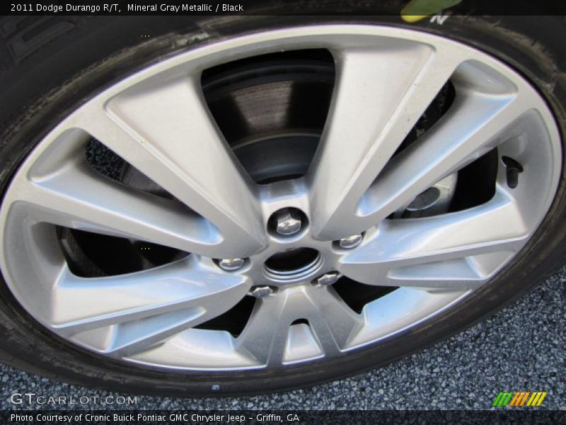 Mineral Gray Metallic / Black 2011 Dodge Durango R/T