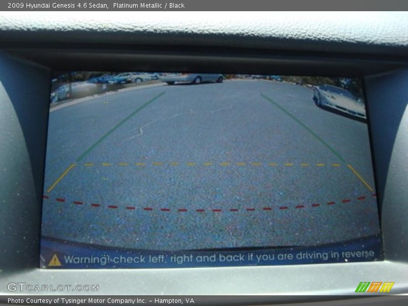 Platinum Metallic / Black 2009 Hyundai Genesis 4.6 Sedan