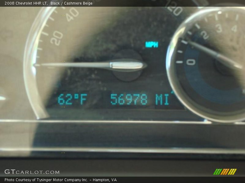 Black / Cashmere Beige 2008 Chevrolet HHR LT