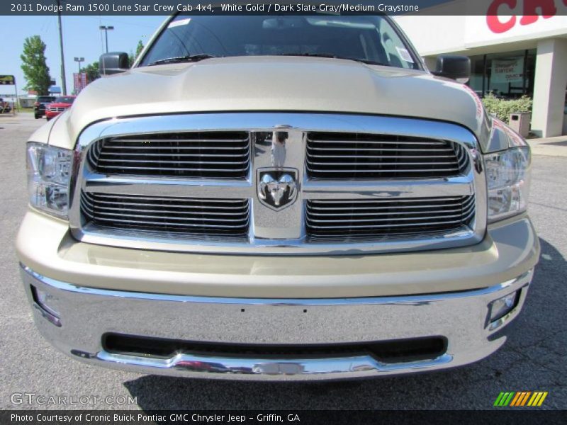 White Gold / Dark Slate Gray/Medium Graystone 2011 Dodge Ram 1500 Lone Star Crew Cab 4x4