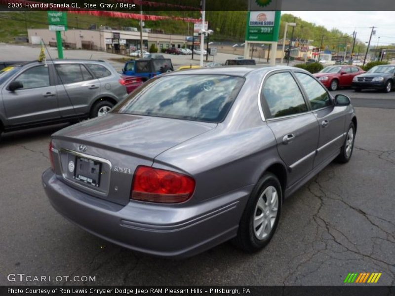 Steel Gray / Beige 2005 Hyundai Sonata GL
