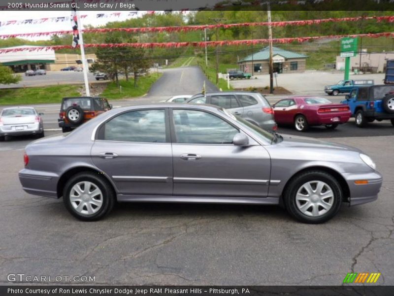 Steel Gray / Beige 2005 Hyundai Sonata GL