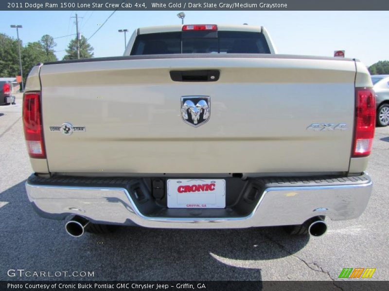White Gold / Dark Slate Gray/Medium Graystone 2011 Dodge Ram 1500 Lone Star Crew Cab 4x4