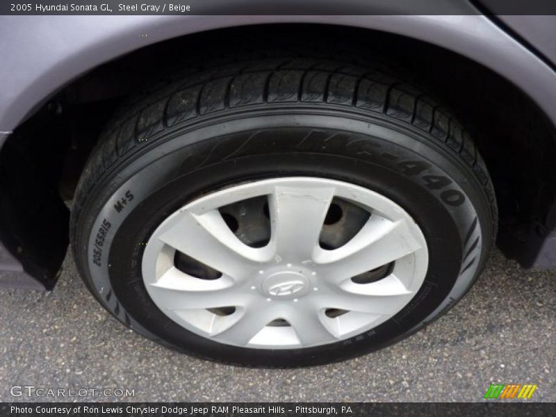 Steel Gray / Beige 2005 Hyundai Sonata GL