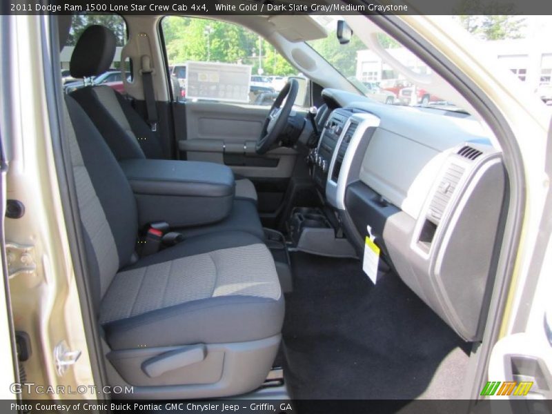White Gold / Dark Slate Gray/Medium Graystone 2011 Dodge Ram 1500 Lone Star Crew Cab 4x4