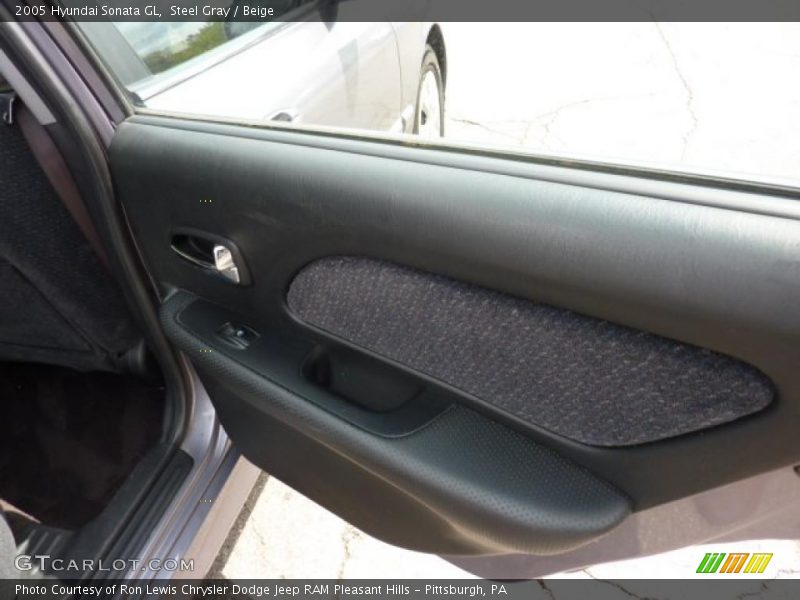 Steel Gray / Beige 2005 Hyundai Sonata GL