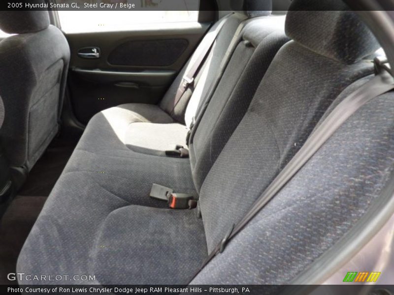 Steel Gray / Beige 2005 Hyundai Sonata GL