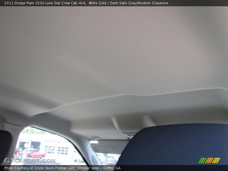 White Gold / Dark Slate Gray/Medium Graystone 2011 Dodge Ram 1500 Lone Star Crew Cab 4x4