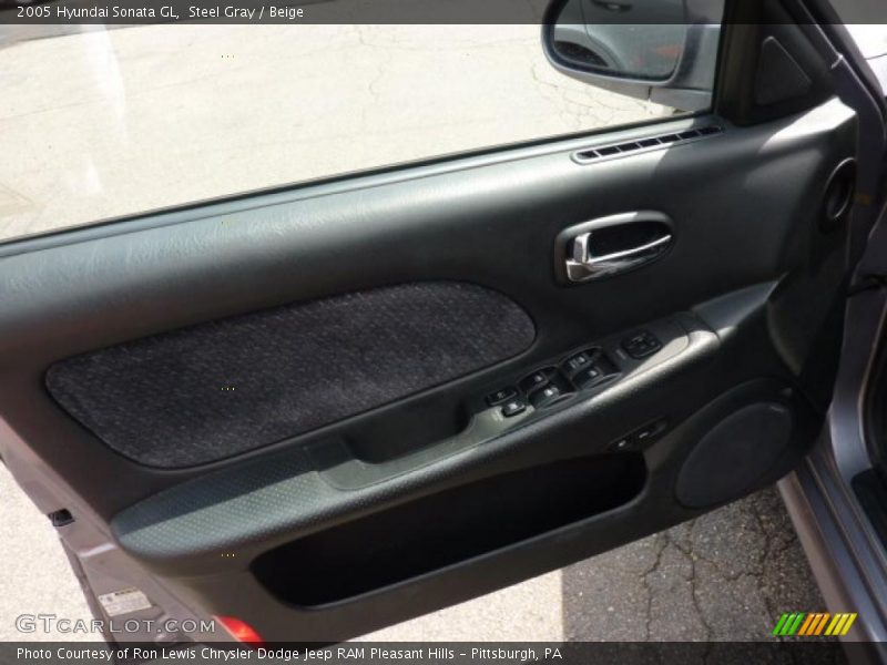 Steel Gray / Beige 2005 Hyundai Sonata GL