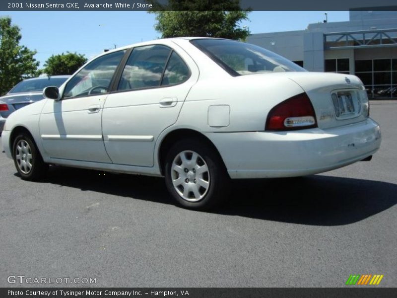 Avalanche White / Stone 2001 Nissan Sentra GXE