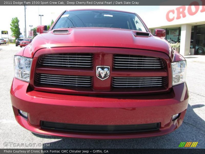 Deep Cherry Red Crystal Pearl / Dark Slate Gray 2011 Dodge Ram 1500 Sport Crew Cab