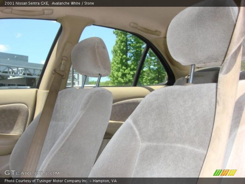 Avalanche White / Stone 2001 Nissan Sentra GXE