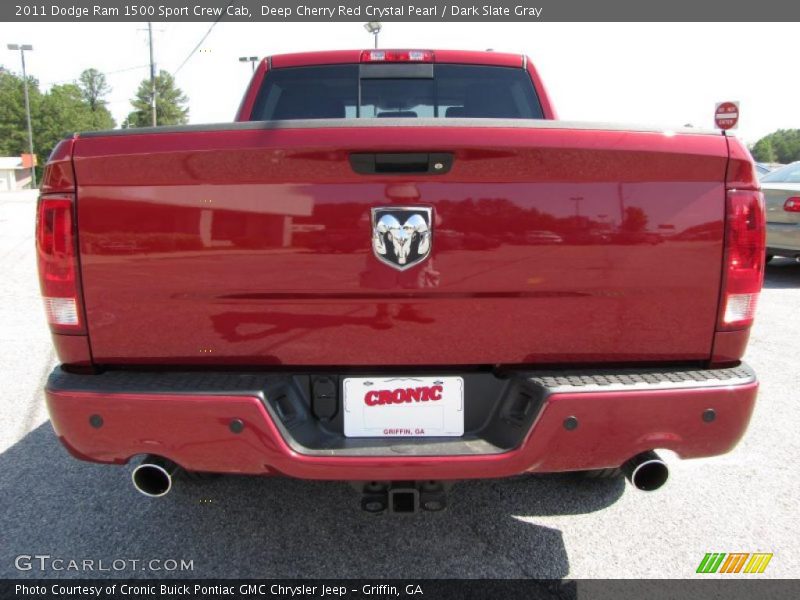 Deep Cherry Red Crystal Pearl / Dark Slate Gray 2011 Dodge Ram 1500 Sport Crew Cab