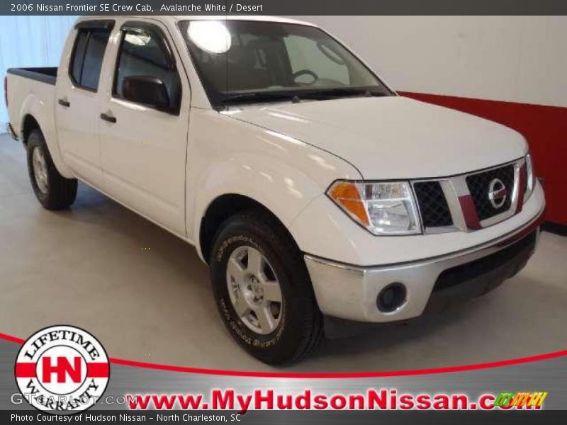 Avalanche White / Desert 2006 Nissan Frontier SE Crew Cab