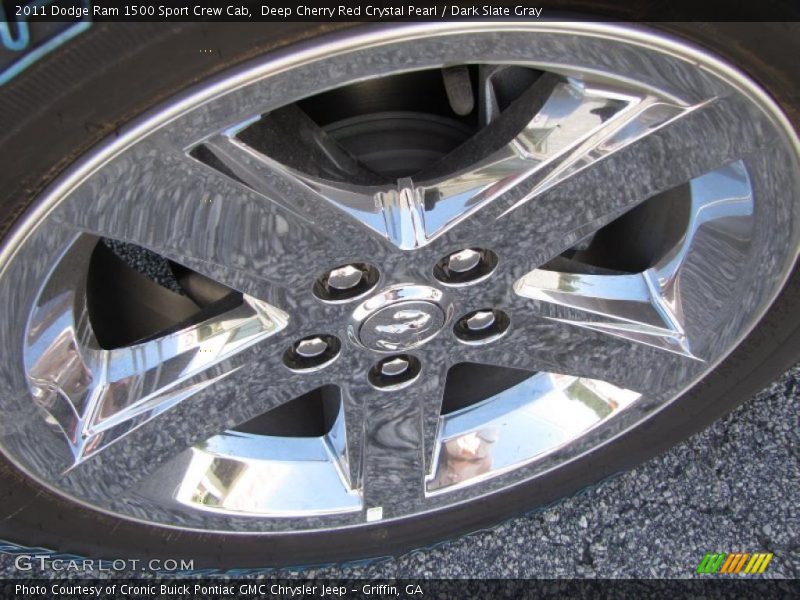 Deep Cherry Red Crystal Pearl / Dark Slate Gray 2011 Dodge Ram 1500 Sport Crew Cab