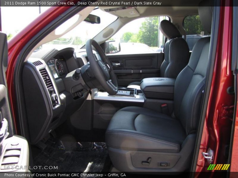 Deep Cherry Red Crystal Pearl / Dark Slate Gray 2011 Dodge Ram 1500 Sport Crew Cab