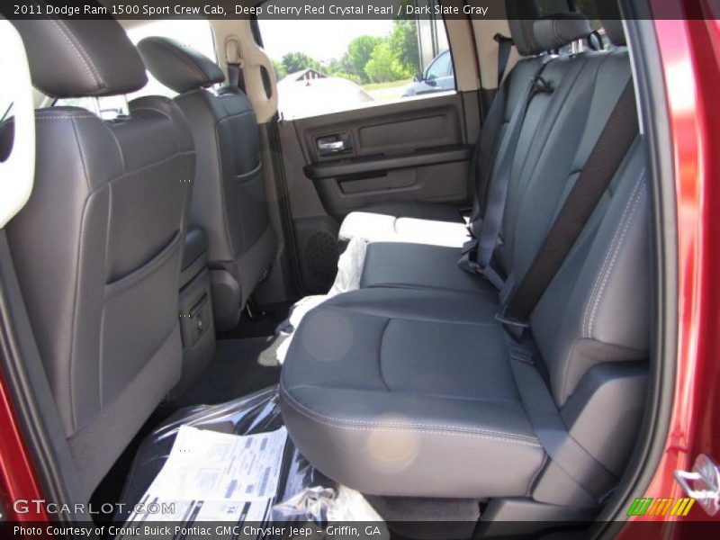 Deep Cherry Red Crystal Pearl / Dark Slate Gray 2011 Dodge Ram 1500 Sport Crew Cab