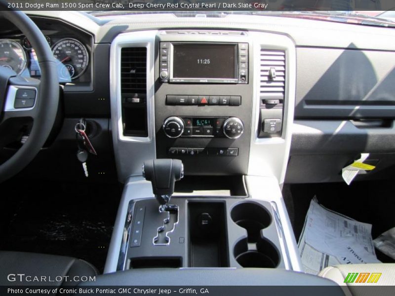 Deep Cherry Red Crystal Pearl / Dark Slate Gray 2011 Dodge Ram 1500 Sport Crew Cab