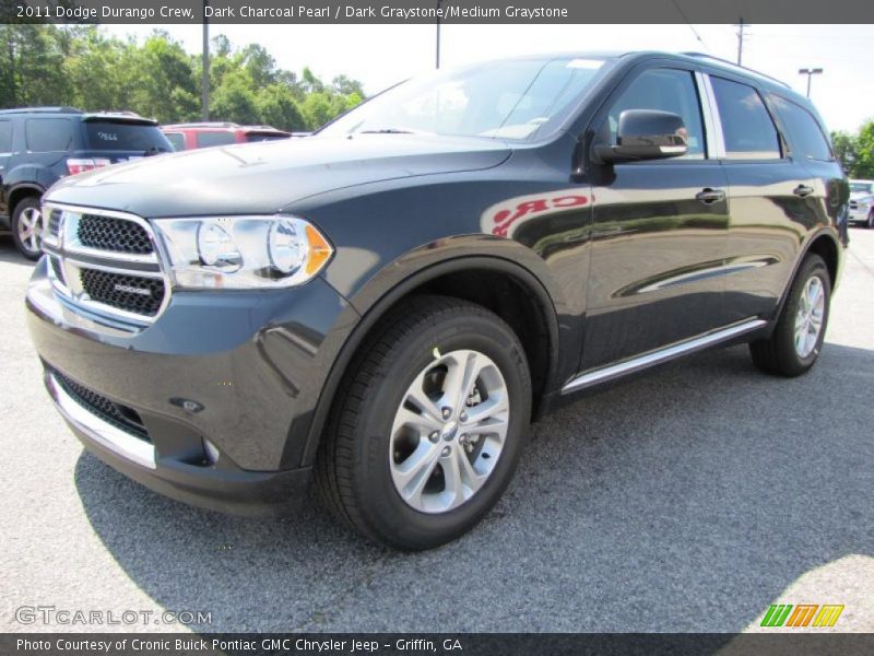 Dark Charcoal Pearl / Dark Graystone/Medium Graystone 2011 Dodge Durango Crew