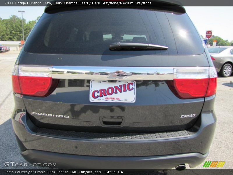 Dark Charcoal Pearl / Dark Graystone/Medium Graystone 2011 Dodge Durango Crew