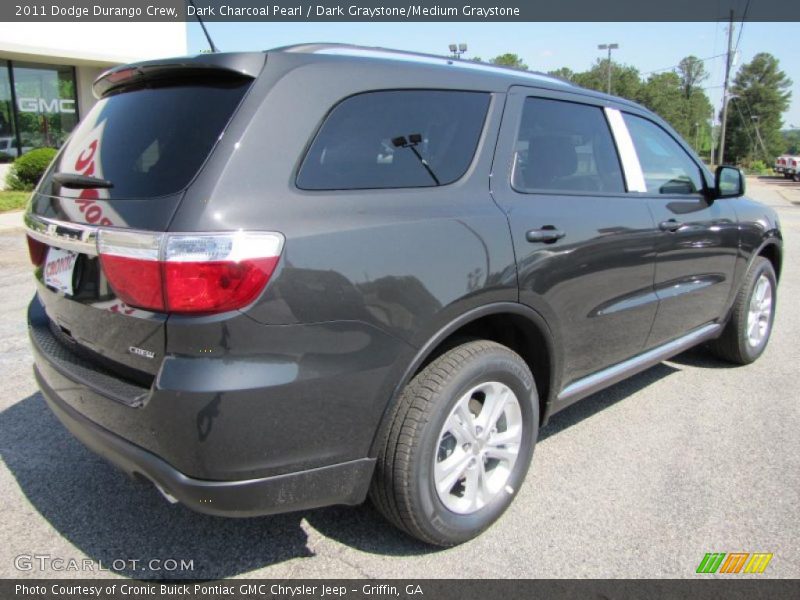 Dark Charcoal Pearl / Dark Graystone/Medium Graystone 2011 Dodge Durango Crew