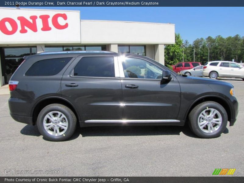 Dark Charcoal Pearl / Dark Graystone/Medium Graystone 2011 Dodge Durango Crew