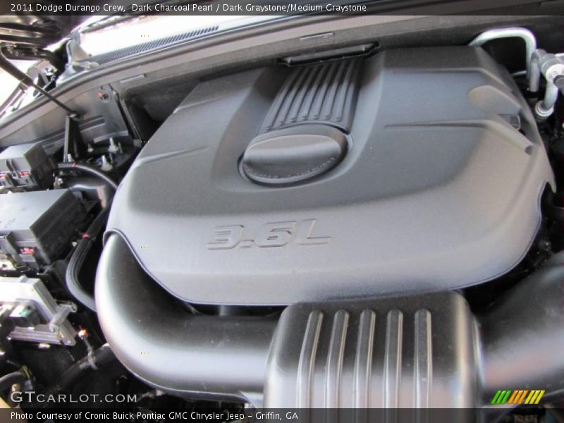 Dark Charcoal Pearl / Dark Graystone/Medium Graystone 2011 Dodge Durango Crew