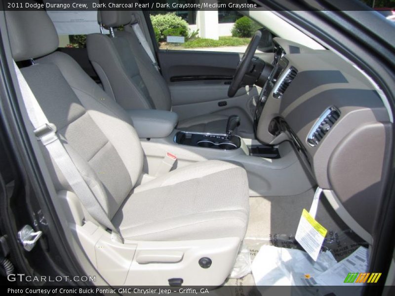 Dark Charcoal Pearl / Dark Graystone/Medium Graystone 2011 Dodge Durango Crew