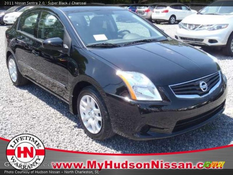 Super Black / Charcoal 2011 Nissan Sentra 2.0