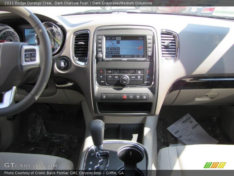 Dark Charcoal Pearl / Dark Graystone/Medium Graystone 2011 Dodge Durango Crew