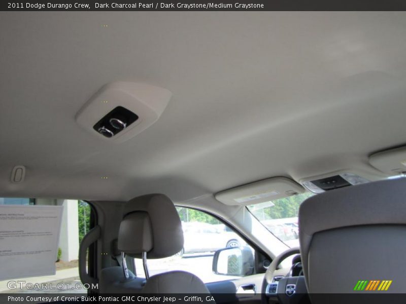 Dark Charcoal Pearl / Dark Graystone/Medium Graystone 2011 Dodge Durango Crew