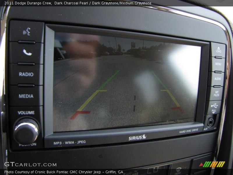 Dark Charcoal Pearl / Dark Graystone/Medium Graystone 2011 Dodge Durango Crew