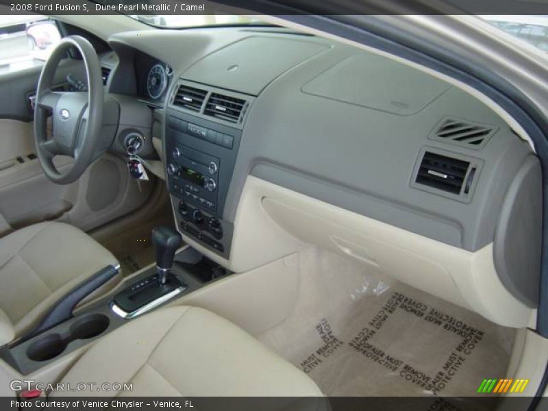 Dune Pearl Metallic / Camel 2008 Ford Fusion S