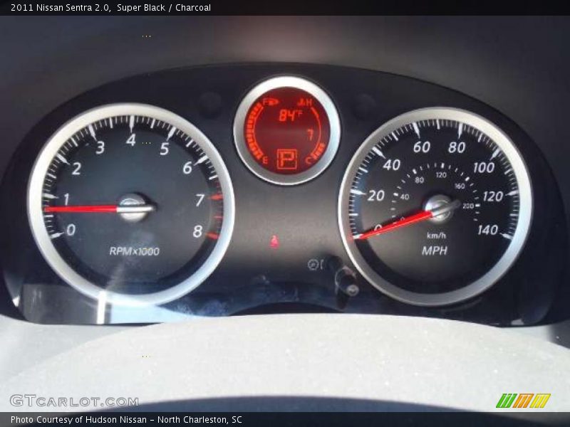 Super Black / Charcoal 2011 Nissan Sentra 2.0