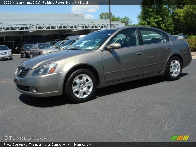 Polished Pewter Metallic / Blond 2006 Nissan Altima 2.5 S