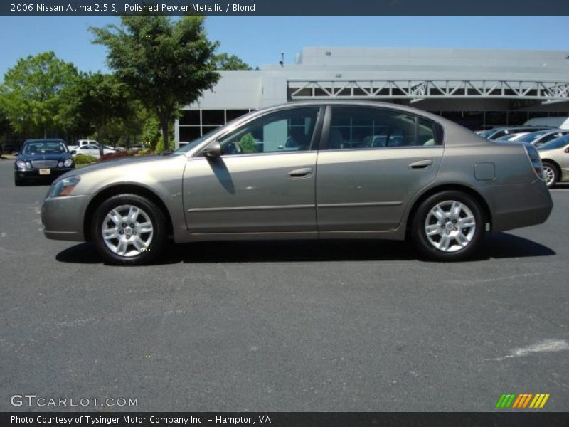 Polished Pewter Metallic / Blond 2006 Nissan Altima 2.5 S