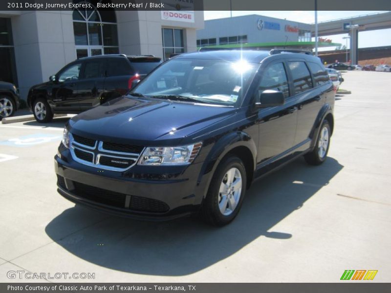 Blackberry Pearl / Black 2011 Dodge Journey Express