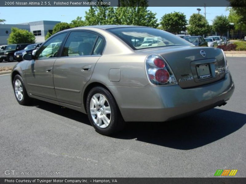 Polished Pewter Metallic / Blond 2006 Nissan Altima 2.5 S