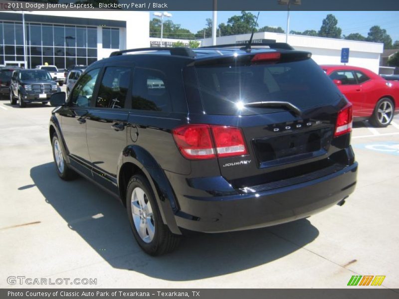 Blackberry Pearl / Black 2011 Dodge Journey Express