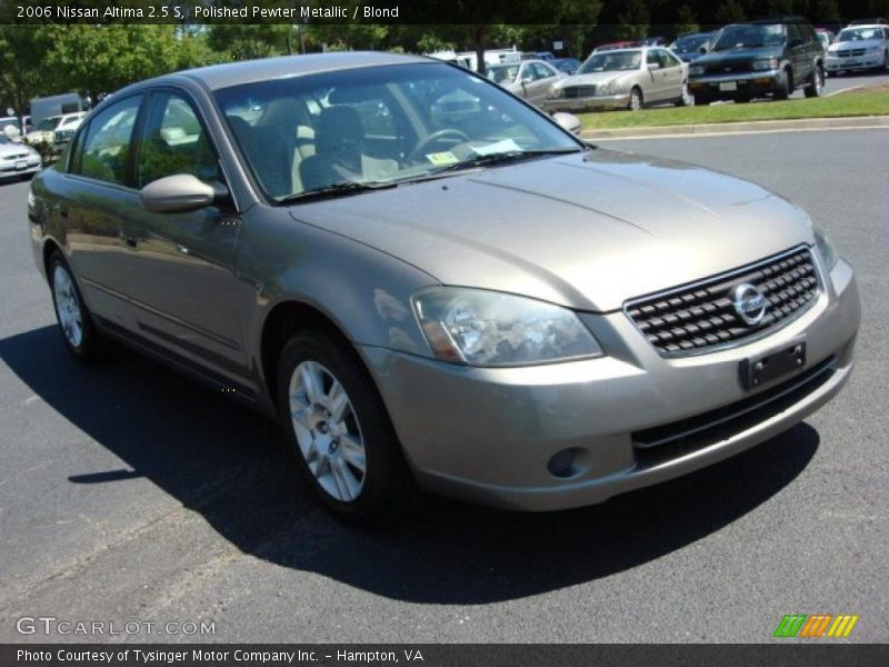 Polished Pewter Metallic / Blond 2006 Nissan Altima 2.5 S