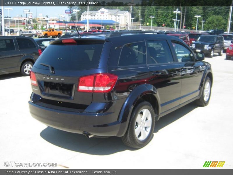 Blackberry Pearl / Black 2011 Dodge Journey Express
