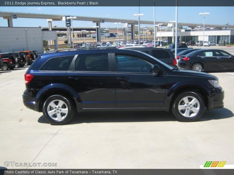 Blackberry Pearl / Black 2011 Dodge Journey Express