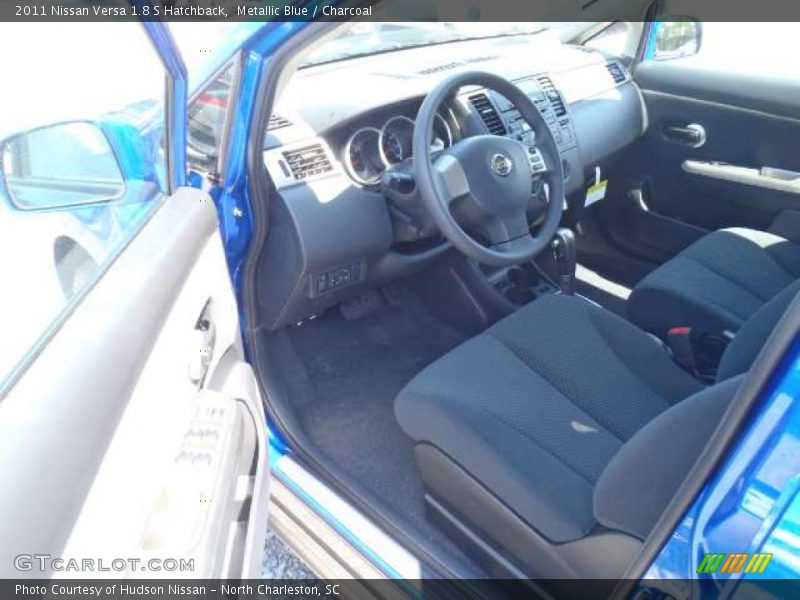 Metallic Blue / Charcoal 2011 Nissan Versa 1.8 S Hatchback