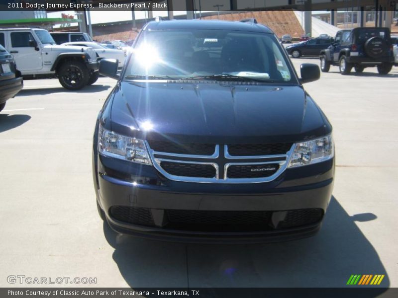 Blackberry Pearl / Black 2011 Dodge Journey Express